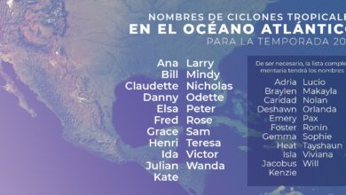 Photo of Anuncian 21 nombres para la temporada 2021 de Ciclones Tropicales