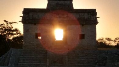 Photo of Puntual el equinoccio de Primavera 2021 en Dzibilchaltún