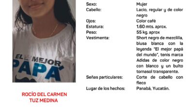 Photo of Yucatán activa la Alerta Amber por la desaparición de la adolescente Rocío de Panabá