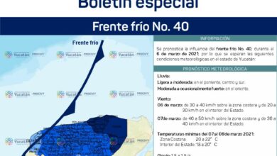Photo of Frente frío 40 provocará lluvias el fin de semana
