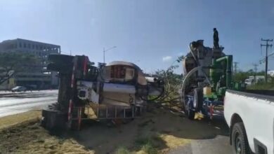 Photo of Vuelca tráiler con 15 toneladas de alimento