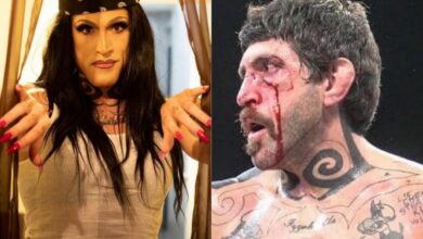 Photo of Luchador de artes marciales en el día, “drag queen” de noche