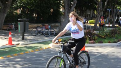 Photo of Cecilia Patrón arranca campaña en la Biciruta