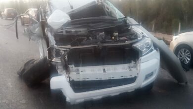 Photo of Camioneta se estrella contra volquete estacionado