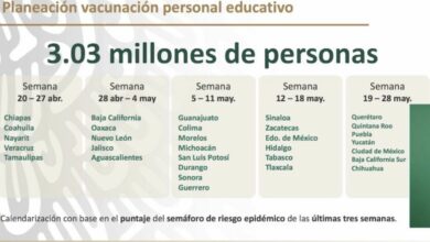 Photo of Tras gestiones de Vila, maestros se vacunarán del 19 al 28 de mayo