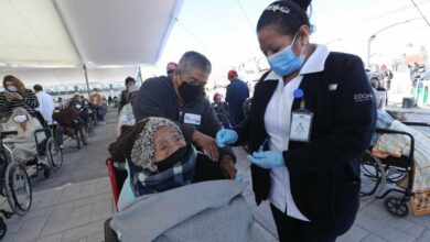 Photo of «Por fin voy a ver a mis cuatro hijos»: Mujer de 104 años se vacuna contra Covid-19 en Lerma