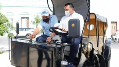 Photo of Renán Barrera presenta su propuesta de Calesa Eléctrica para Mérida