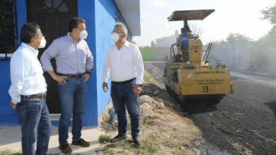 Photo of El alcalde Alejandro Ruz supervisó labores en el fraccionamiento Mulsay