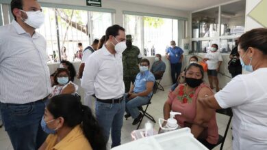 Photo of Supervisa Mauricio Vila la vacunación contra el Covid en Umán