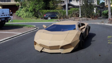 Photo of Venden Lamborghini de cartón en 208 mil pesos