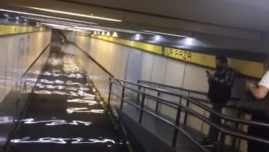 Photo of Metro La Raza inundado por las fuertes lluvias en CDMX