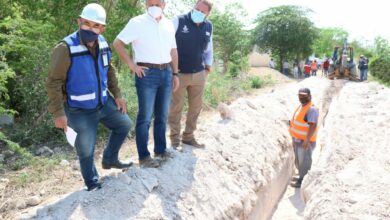 Photo of Alcalde Alejandro Ruz supervisa la ampliación de red de agua potable en Dzununcán