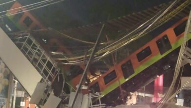 Photo of Colapsa estructura y se desploma metro en la estación Olivos de la CDMX