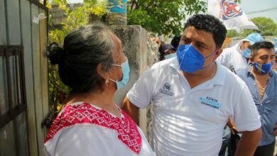 Photo of Llama Edwin Bojórquez a votar por el cambio en Kanasín