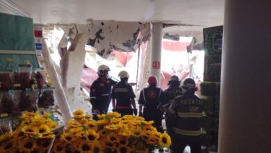 Photo of Sin lesionados por desplome en edificio del Centro