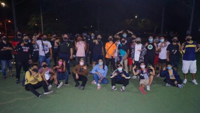 Photo of Karem Achach convive con jóvenes raperos