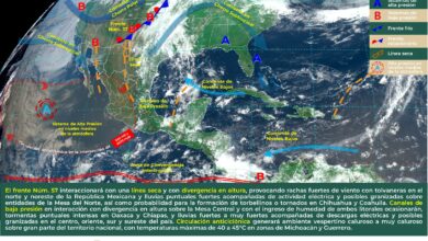 Photo of Continuarán los chubascos en la península de Yucatán