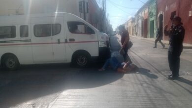 Photo of Chofer de combi atropella a mujer en calles del Centro de Mérida