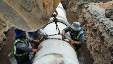 Photo of Realizan mejoras en el paso de agua en la vía del Fraccionamiento Ciénaga 2,000