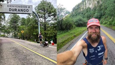 Photo of Llega Jonas Deichmann a Durango, el ‘Forrest Gump’ de la vida real