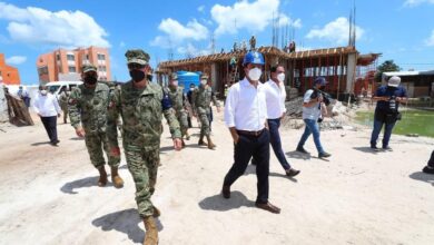Photo of Supervisan avances en la construcción del Hospital General Naval en Progreso
