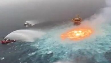 Photo of Tormenta eléctrica y fuga de gas, causas de aparatoso incendio en el mar: Pemex