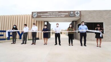 Photo of Entregan el nuevo plantel de la Escuela Normal «Rodolfo Menéndez de la Peña»