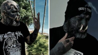 Photo of Rico Ledesma, el hombre que se mutiló el rostro para ser un “orco”