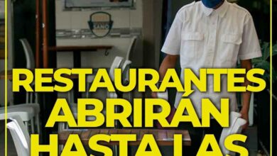 Photo of Lunes comienzan a cerrar restaurantes hasta las 11 de la noche