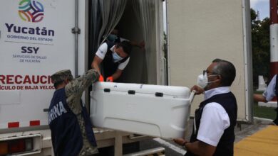 Photo of Nuevo cargamento con 24,400 dosis contra el Coronavirus llega a Yucatán