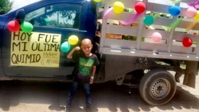 Photo of En Durango, Heber vence el cáncer y celebra su última quimioterapia