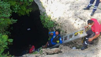 Photo of Operativo de rescate de hombre que cayó en un cenote en Cancún
