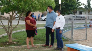 Photo of Supervisa Renán Barrera labores de mantenimiento en Villa Jardín de Caucel