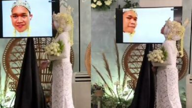 Photo of Protagonizan boda virtual luego de que el novio enfermara de Covid en Indonesia