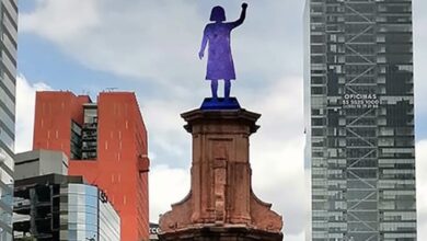 Photo of Rebautizan la Glorieta de Colón como la «Glorieta de las mujeres que luchan»