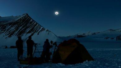 Photo of Eclipse solar oscureció el día eterno del verano austral en Antártida