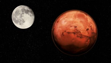 Photo of Luna y Marte se ‘besarán’ la última noche del año en un increíble fenómeno astronómico
