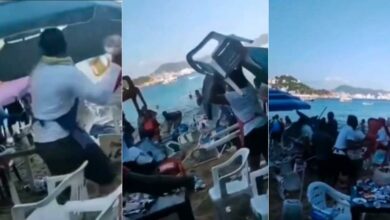 Photo of Turistas y meseros se enfrentan otra vez en Acapulco; hay heridos