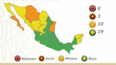 Photo of El semáforo Covid del 10 al 23 de enero: tres estados en naranja y 10 en amarillo