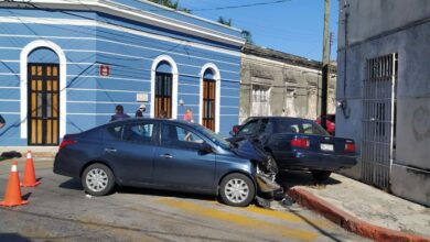 Photo of Choque mañanero en el Centro de Mérida, no hubo heridos
