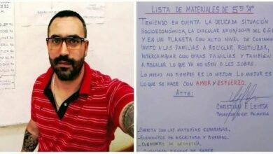 Photo of Profesor argentino se hizo viral tras una peculiar lista de útiles escolares