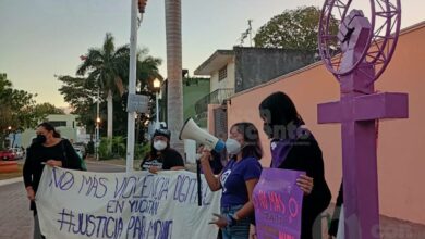 Photo of Protesta en el antimonumenta por caso de ciberacoso en universidades