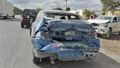 Photo of Carambola de cuatro autos en el Periférico de Mérida