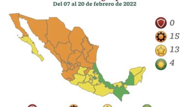 Photo of Semáforo Covid federal: 15 estados en semáforo naranja