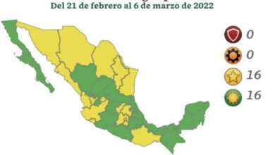 Photo of México se pinta de amarillo y verde en el semáforo epidémico por Covid
