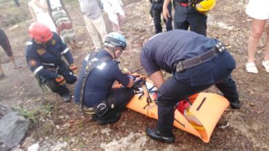 Photo of SSP Yucatán realiza rescate en un cenote; mujer cayó de 12 metros
