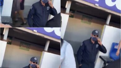 Photo of Policía ignoró la riña en el Querétaro vs Atlas y se puso a hablar por teléfono
