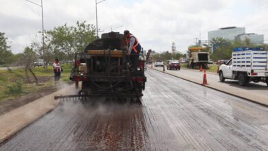 Photo of Avanzan últimos trabajos de repavimentación del Periférico de Mérida