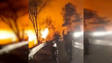 Photo of «¡Vámonos; ya valió!»: incendio en sierra de Nuevo León permanece fuera de control