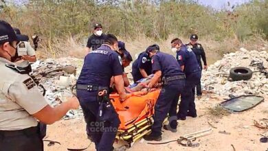 Photo of Lo tiraron a un pozo en el periférico de Mérida; fue rescatado